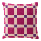 Preview: Dutch Decor Kissenhülle 'Blocks' 45 x 45 cm Deep Lavender - Lila